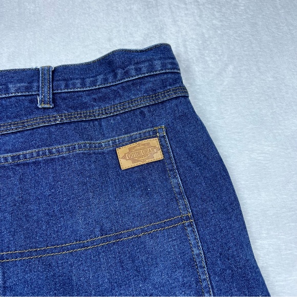 Vintage Guide Gear Double Knee Cargo Jeans Mens 48x32 - Picture 3 of 9